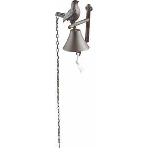 Litinový nástěnný zvonek s motivem ptáčka Esschert Design Cutie Bird obraz