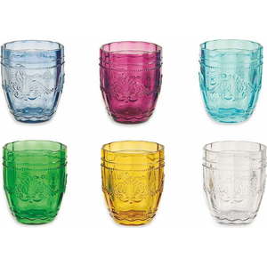 Sada 6 barevných sklenic na vodu VDE Tivoli 1996 Bicchieri Syrah, 235 ml obraz