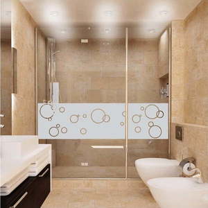 Voděodolná samolepka do sprchy Ambiance Bubbles, 200 x 55 cm obraz