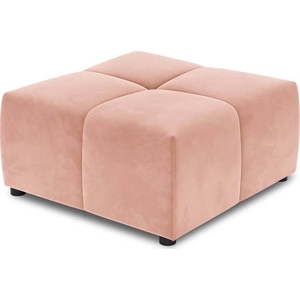 Růžový sametový modul pohovky Rome Velvet - Cosmopolitan Design obraz