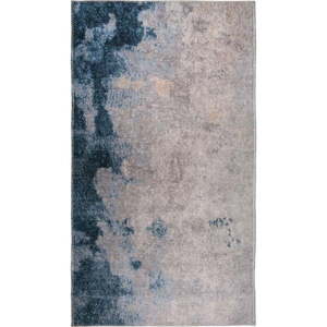 Modro-krémový pratelný koberec 180x120 cm - Vitaus obraz