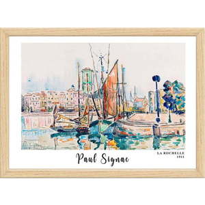 Plakát v rámu 75x55 cm Paul Signac – Wallity obraz