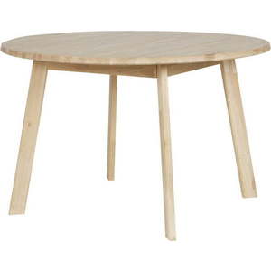 Jídelní stůl z dubového dřeva WOOOD Disc, Ø 120 cm obraz
