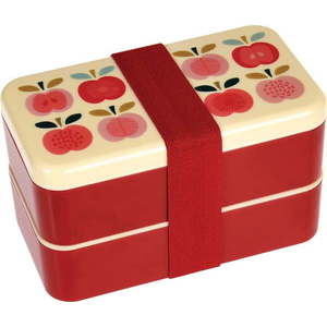 Svačinový box s příborem 2 ks Vintage Apple – Rex London obraz