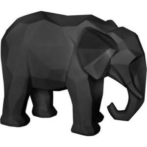 Matně černá soška PT LIVING Origami Elephant obraz