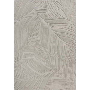 Světle šedý vlněný koberec 200x290 cm Lino Leaf – Flair Rugs obraz
