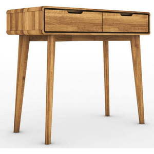 Toaletní stolek z dubového dřeva 90x40 cm Greg - The Beds obraz
