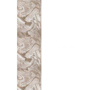 Béžový běhoun Flair Rugs Marbled, 60 x 230 cm obraz