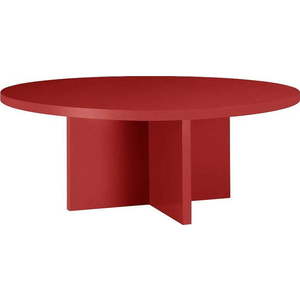 Červený kulatý konferenční stolek ø 80 cm Pausa – Really Nice Things obraz
