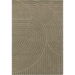 Khaki vlněný koberec 160x230 cm Hague – Asiatic Carpets obraz