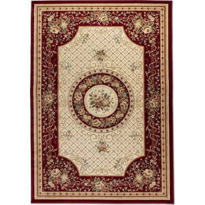 Vínovo-béžový koberec 200x280 cm Herat – Nouristan obraz