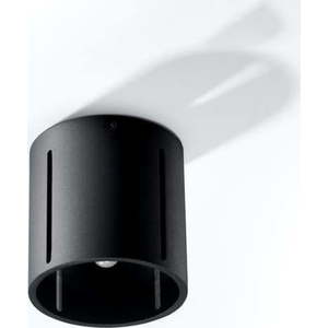 Černé stropní svítidlo s kovovým stínidlem Vulco – Nice Lamps obraz