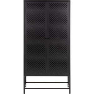 Černá kovová šatní skříň 80x160 cm Newcastle - Actona obraz