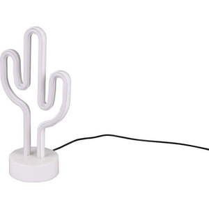 Bílá LED stolní lampa (výška 29 cm) Cactus – Trio obraz