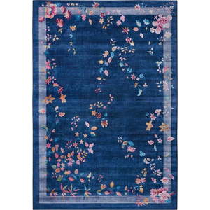 Tmavě modrý koberec 200x290 cm Amira – Hanse Home obraz