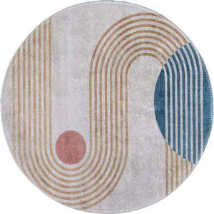 Pratelný kulatý koberec ø 80 cm Yuvarlak – Vitaus obraz