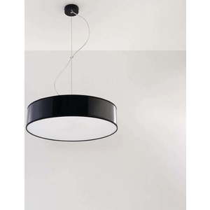 Černé závěsné svítidlo ø 45 cm Atis – Nice Lamps obraz