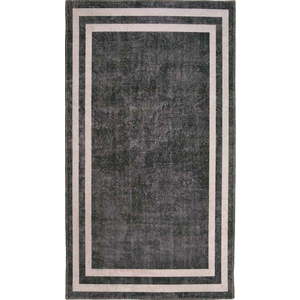 Šedo-krémový pratelný koberec běhoun 200x80 cm - Vitaus obraz