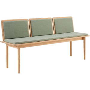 Světle zelená vlněná lavice Elba - Hammel Furniture obraz