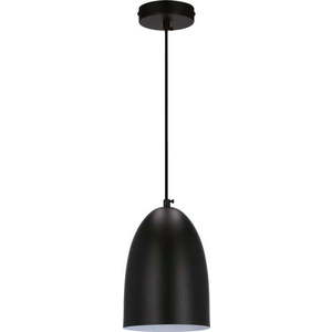 Černé závěsné svítidlo s kovovým stínidlem ø 14 cm Icaro – Candellux Lighting obraz
