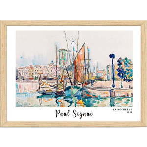 Plakát v rámu 45x35 cm Paul Signac – Wallity obraz
