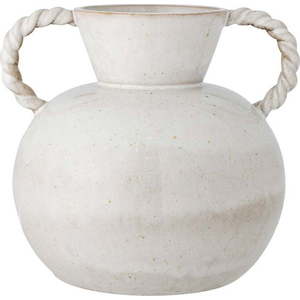 Bílá ručně vyrobená váza z kameniny Semira – Bloomingville obraz