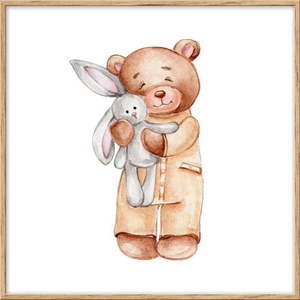 Dětský obrázek 20x20 cm Teddy Bear obraz