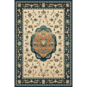 Béžovo-zelený vlněný koberec 200x300 cm Tonati – Agnella obraz