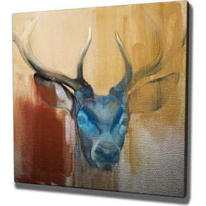 Obraz na plátně Colorful Deer, 45 x 45 cm obraz