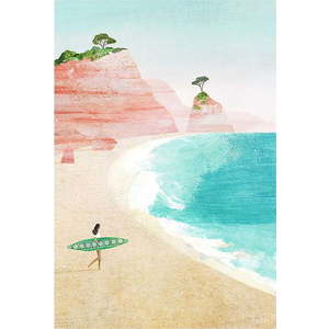 Plakát 30x40 cm Surf Girl - Travelposter obraz