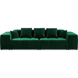 Zelená sametová pohovka 320 cm Rome Velvet - Cosmopolitan Design obraz