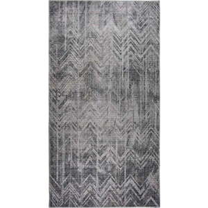 Šedý pratelný koberec 80x50 cm - Vitaus obraz
