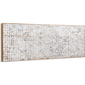 Čelo postele z mangového dřeva v bílo-přírodní barvě 174x60 cm Kron – Kave Home obraz