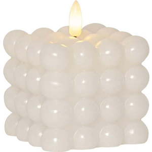 Bílá vosková LED svíčka Star Trading Flamme Dot, výška 9, 5 cm obraz