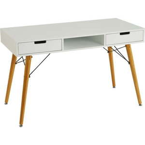Pracovní stůl s bílou deskou 55x120 cm – Casa Selección obraz