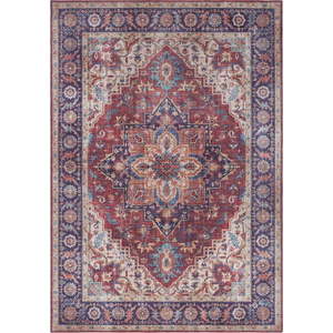 Červeno-fialový koberec Nouristan Anthea, 80 x 150 cm obraz