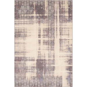Béžový vlněný koberec 133x180 cm Braids – Agnella obraz