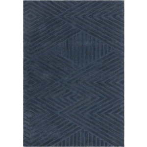 Tmavě modrý vlněný koberec 120x170 cm Hague – Asiatic Carpets obraz