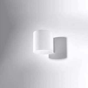 Bílé nástěnné svítidlo ø 10 cm Gino – Nice Lamps obraz