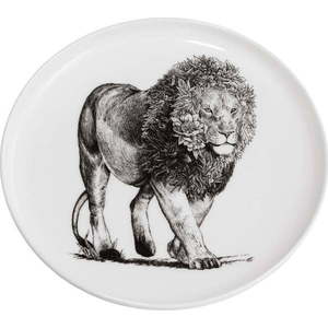 Bílý porcelánový talíř Maxwell & Williams Marini Ferlazzo Lion, ø 20 cm obraz