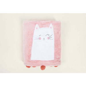 Růžová bavlněná dětská deka 75x120 cm Kitty – Mijolnir obraz