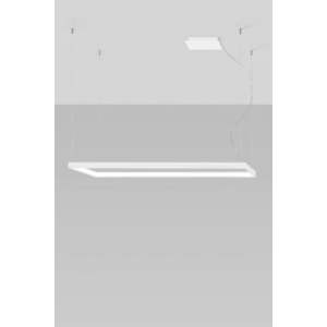 Bílé LED závěsné svítidlo 130x40 cm Jutila - Nice Lamps obraz