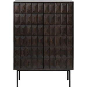 Tmavě hnědá skříňka 90x130 cm Latina – Unique Furniture obraz