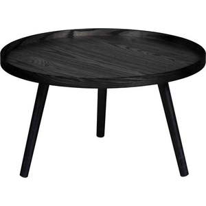 Černý konferenční stolek WOOOD Mesa, Ø 60 cm obraz