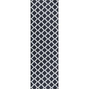 Černo-bílý běhoun Zala Living Elegance, 50 x 150 cm obraz