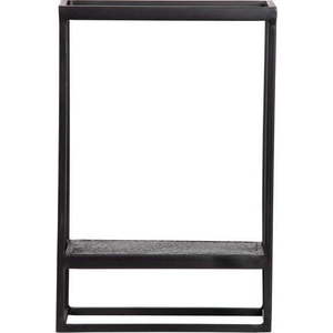 Černý kovový nástěnný stojan 40x60 cm Febe – WOOOD obraz