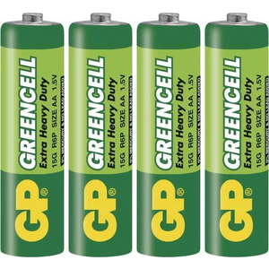 Zinkové baterie AA 4 ks GREENCELL – EMOS obraz
