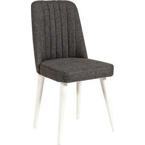 Antracitová sametová jídelní židle Stormi Sandalye – Kalune Design obraz