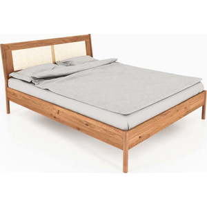 Jednolůžková postel z dubového dřeva 90x200 cm v přírodní barvě Pola – The Beds obraz