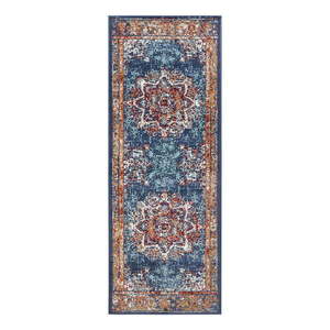 Tmavě modrý koberec běhoun 80x240 cm Orient Maderno – Hanse Home obraz